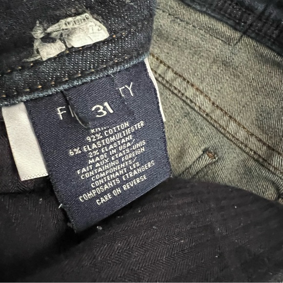 Fidelity Denim Jimmy Slim Comfort Stretch Jeans in Clampdown Dark Wash - Picture 9 of 11